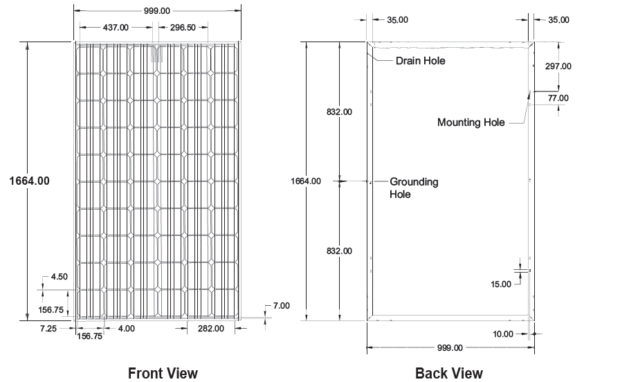 Mission Solar MSE310SQ5T 310w Mono Solar Panel - Solaris